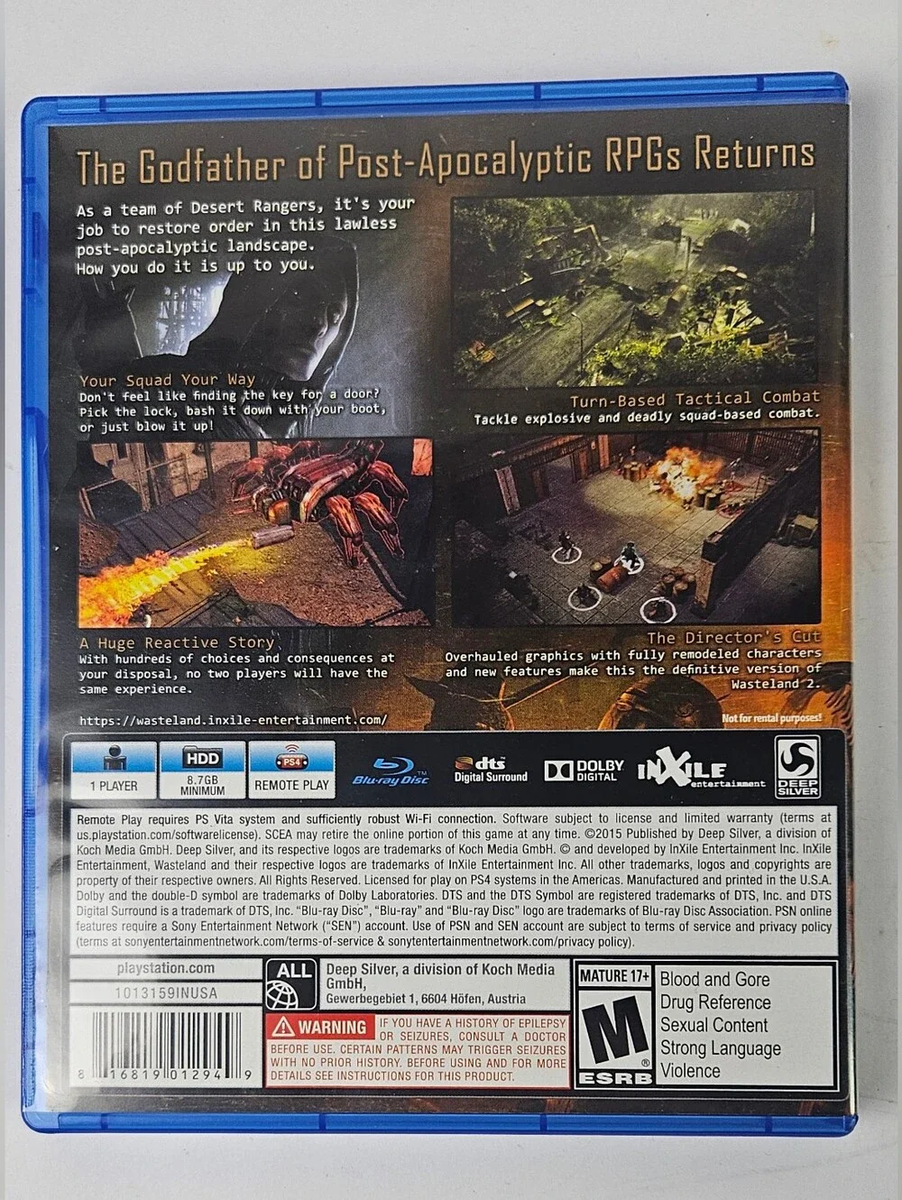 Sony PS4 Wasteland 2 Director's Cut